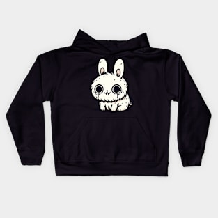 Cute horror rabbit Kids Hoodie